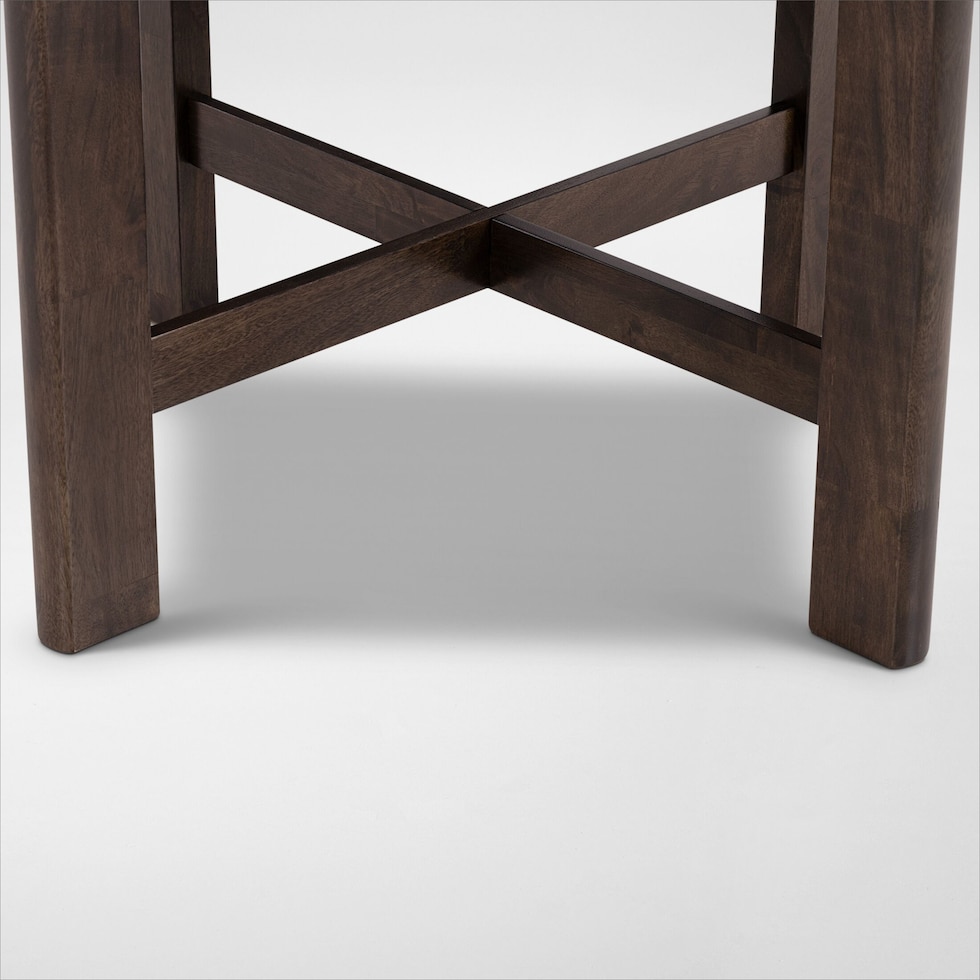 boca dining dark brown dining table   