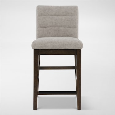 Boca Upholstered Counter-Height Stool - Boca Brown