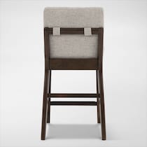 boca dining dark brown stool   