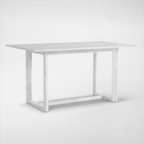 boca dining white  pc counter height dining room   