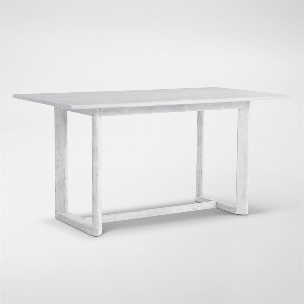 boca dining white  pc counter height dining room   