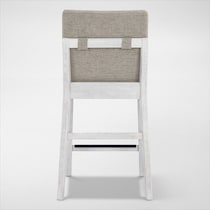 boca dining white counter height stool   