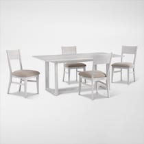 boca dining white dining chair   