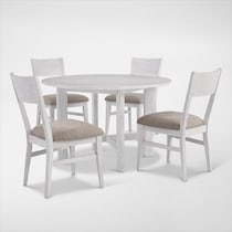 boca dining white dining chair   