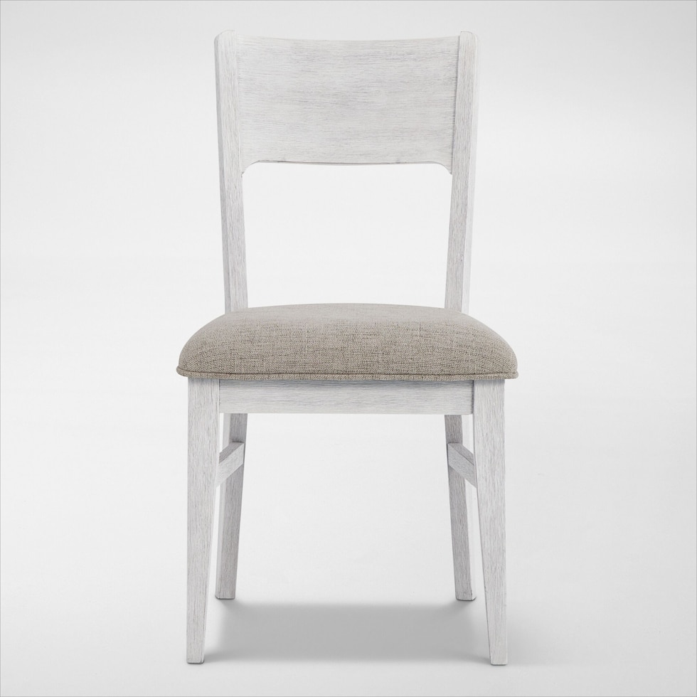 boca dining white dining chair   