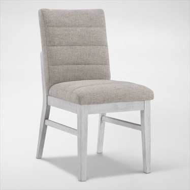 Boca Upholstered Dining Chair - Wood Legs