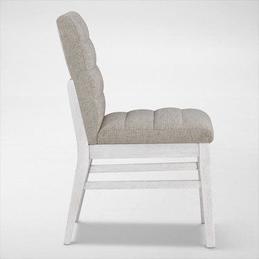 Boca Upholstered Dining Chair - Wood Legs