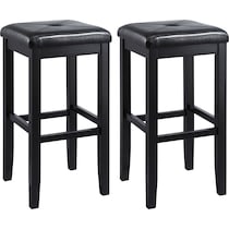 bodega black  pack bar stools   
