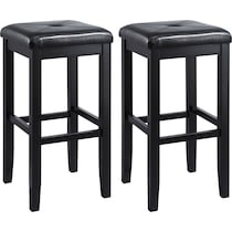 bodega black bar stool   