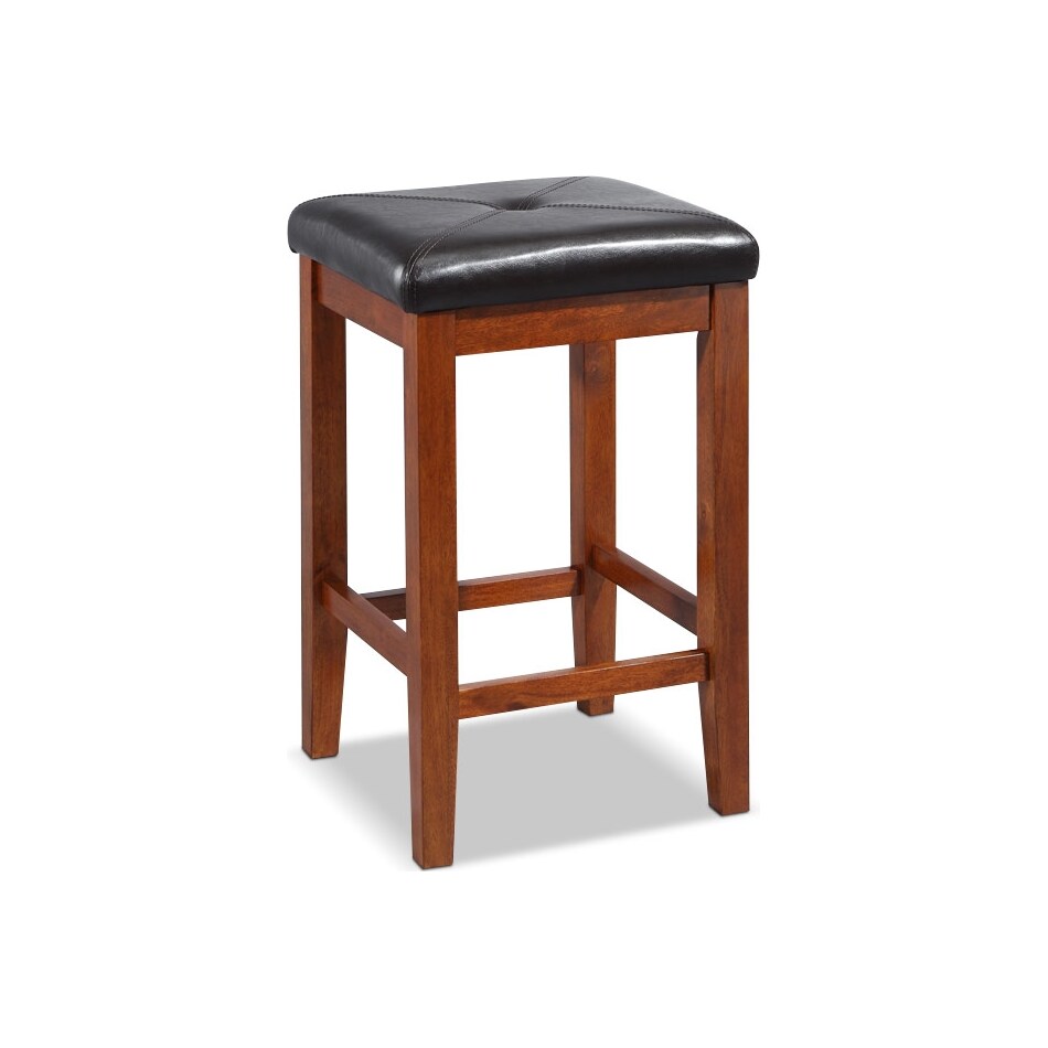 bodega dark brown  pack counter height stools   
