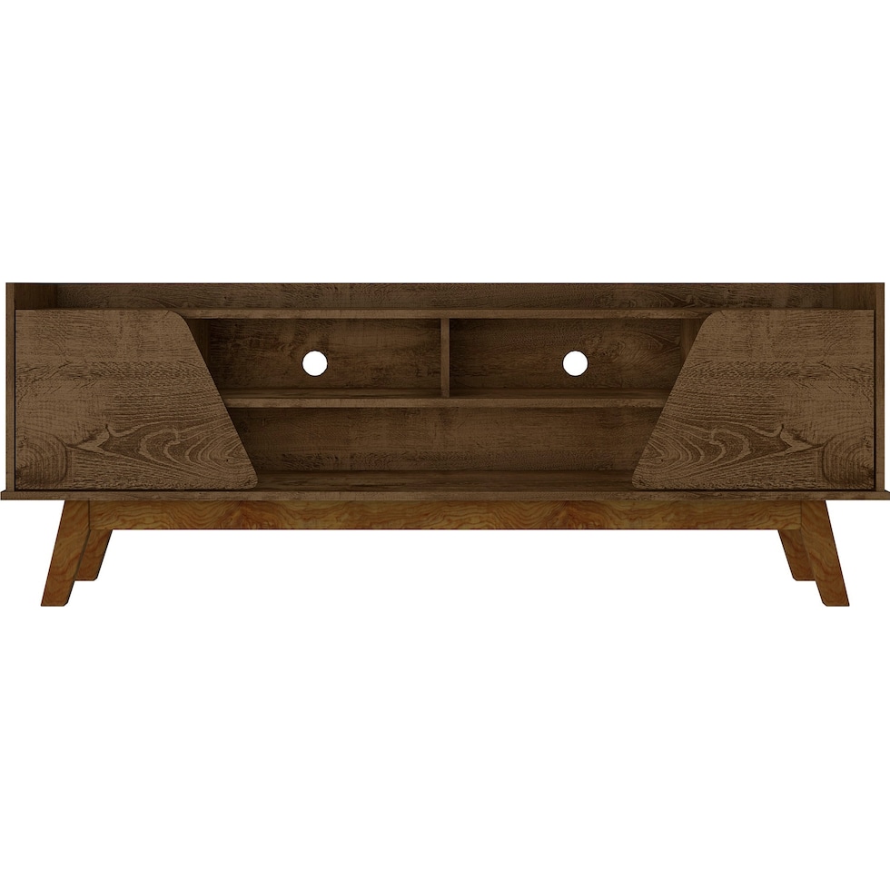 bogardus dark brown tv stand   