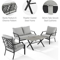 boise gray  pc outdoor living   