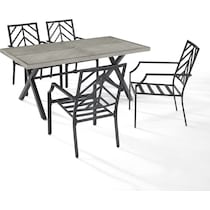 boise gray  pc outdoor dining   