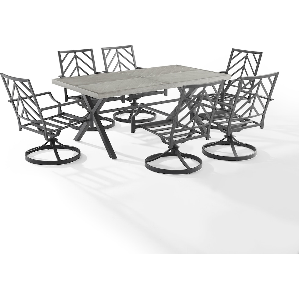 boise gray  pc outdoor dining   