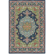 bokara green outdoor area rug   