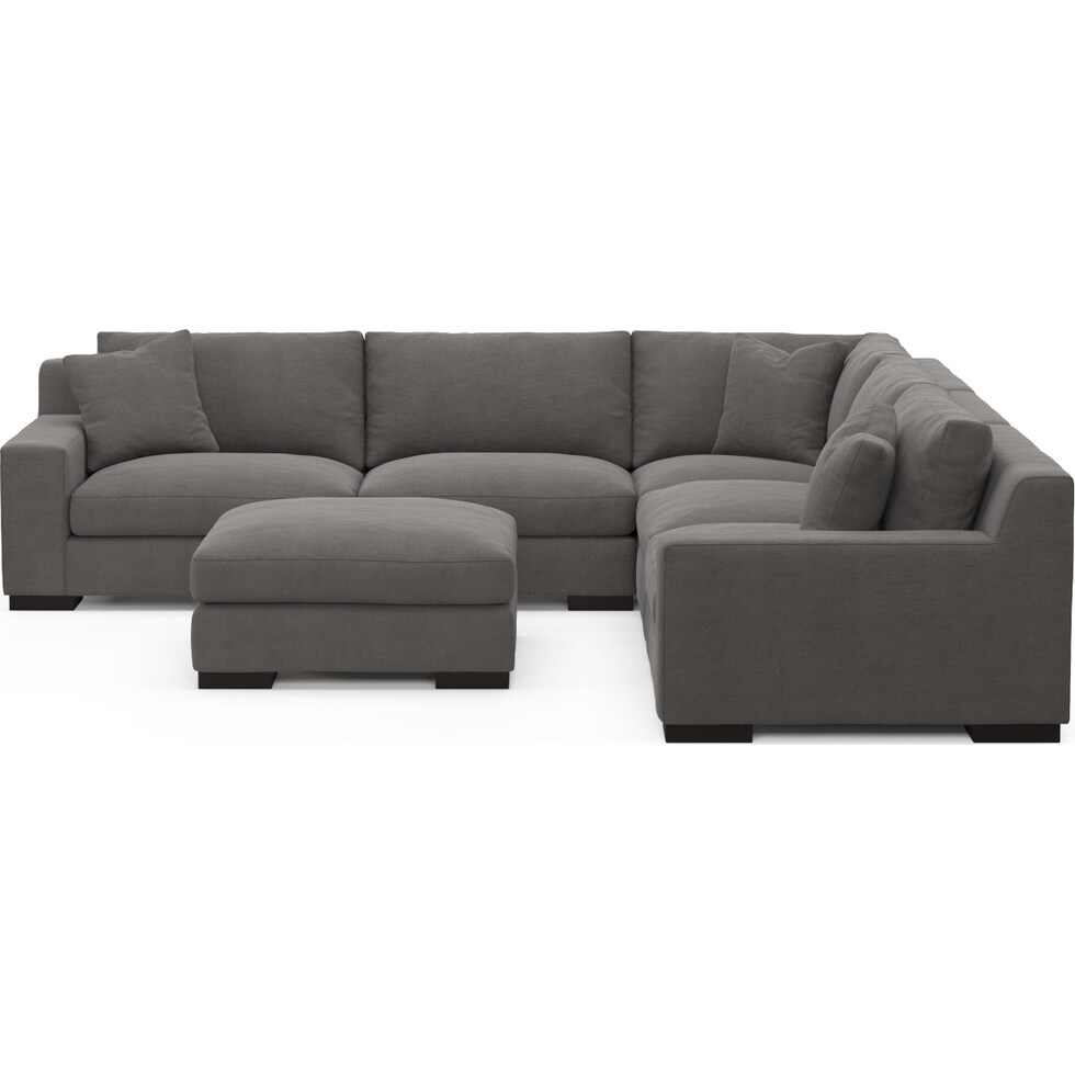 bondi gray sectional   