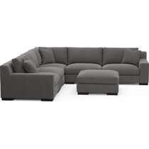 bondi gray sectional   