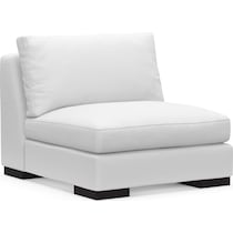 bondi white armless chair   