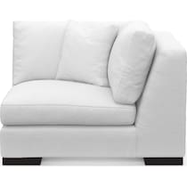 bondi white corner chair   
