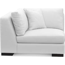 bondi white corner chair   