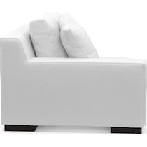 bondi white left arm facing chair   