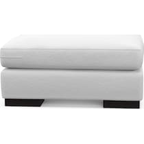 bondi white ottoman   