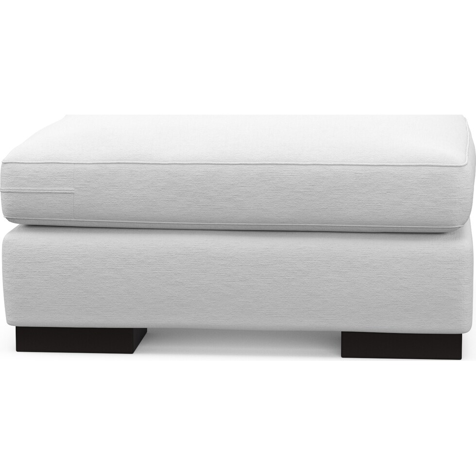 bondi white ottoman   