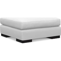 bondi white ottoman   