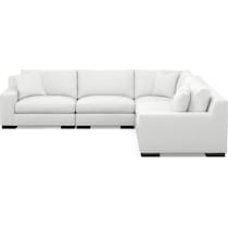 bondi white sectional   