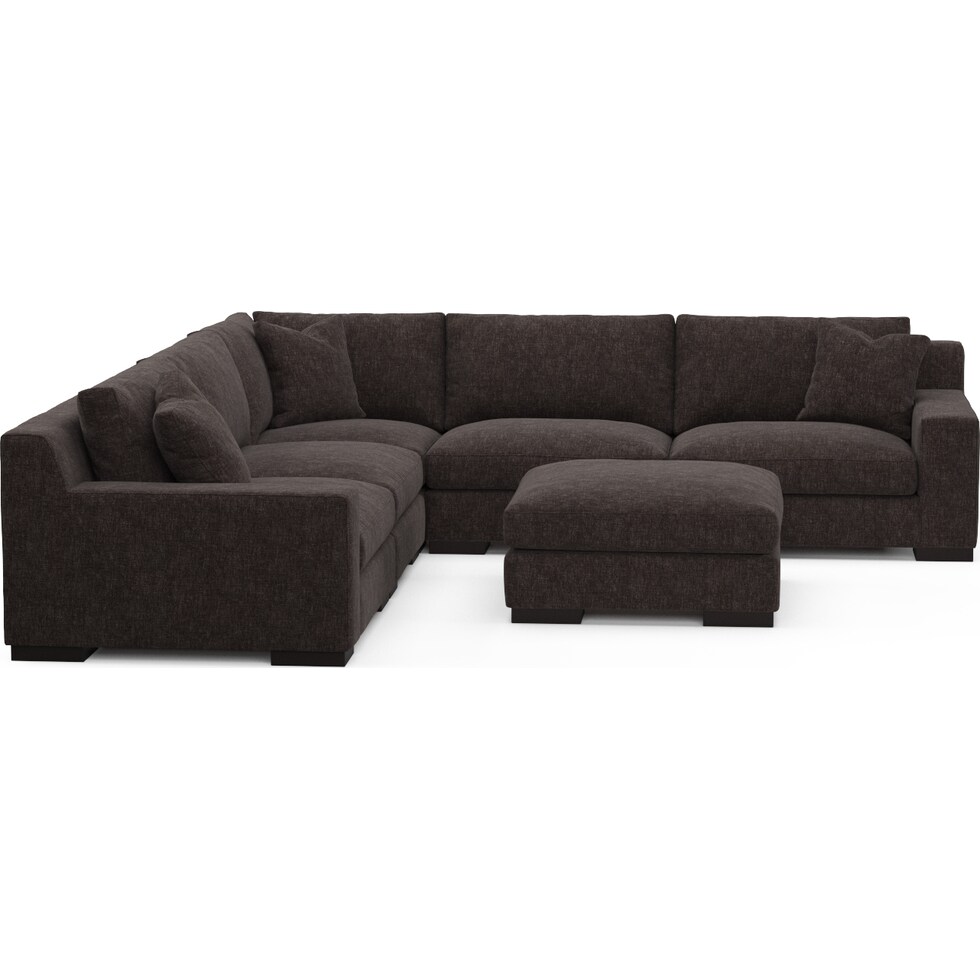 bondi white sectional   