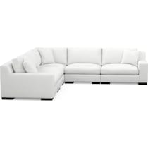 bondi white sectional   