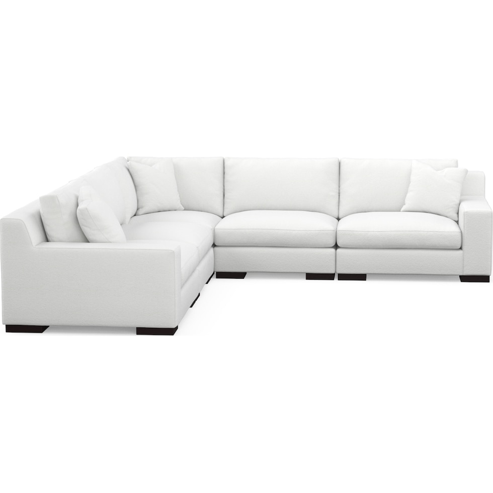 bondi white sectional   