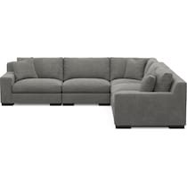 bondi white sectional   