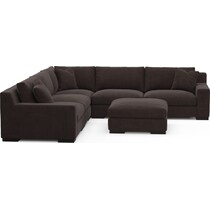 bondi white sectional   