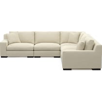 bondi white sectional   