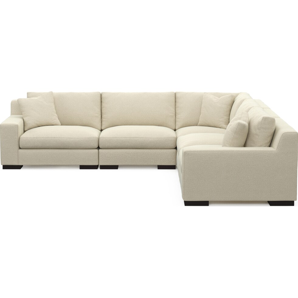 bondi white sectional   