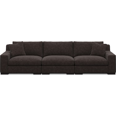 Bondi Foam Comfort 3-Piece Sofa - Contessa Java