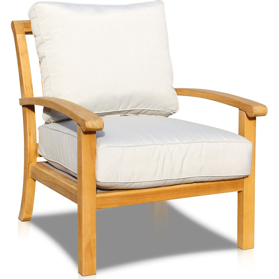 bonita white outdoor chair   