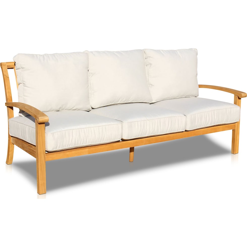 bonita white outdoor sofa   