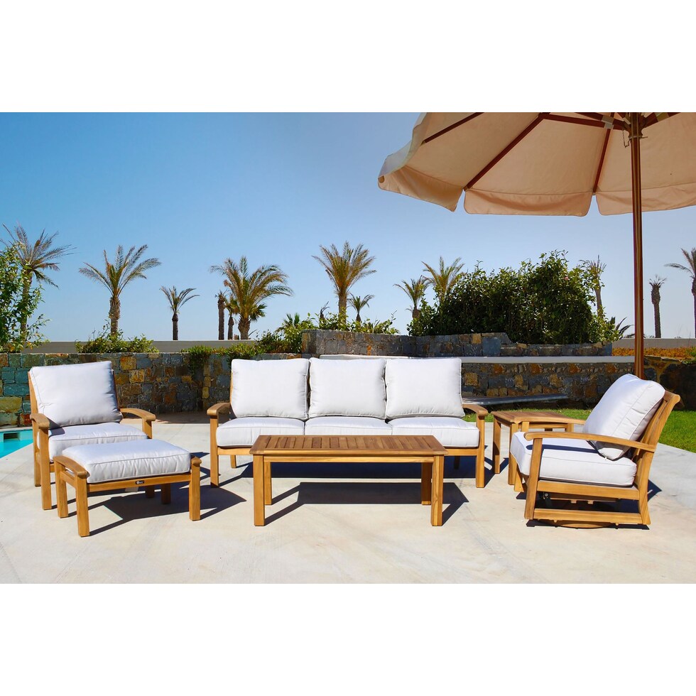 bonita white outdoor sofa   