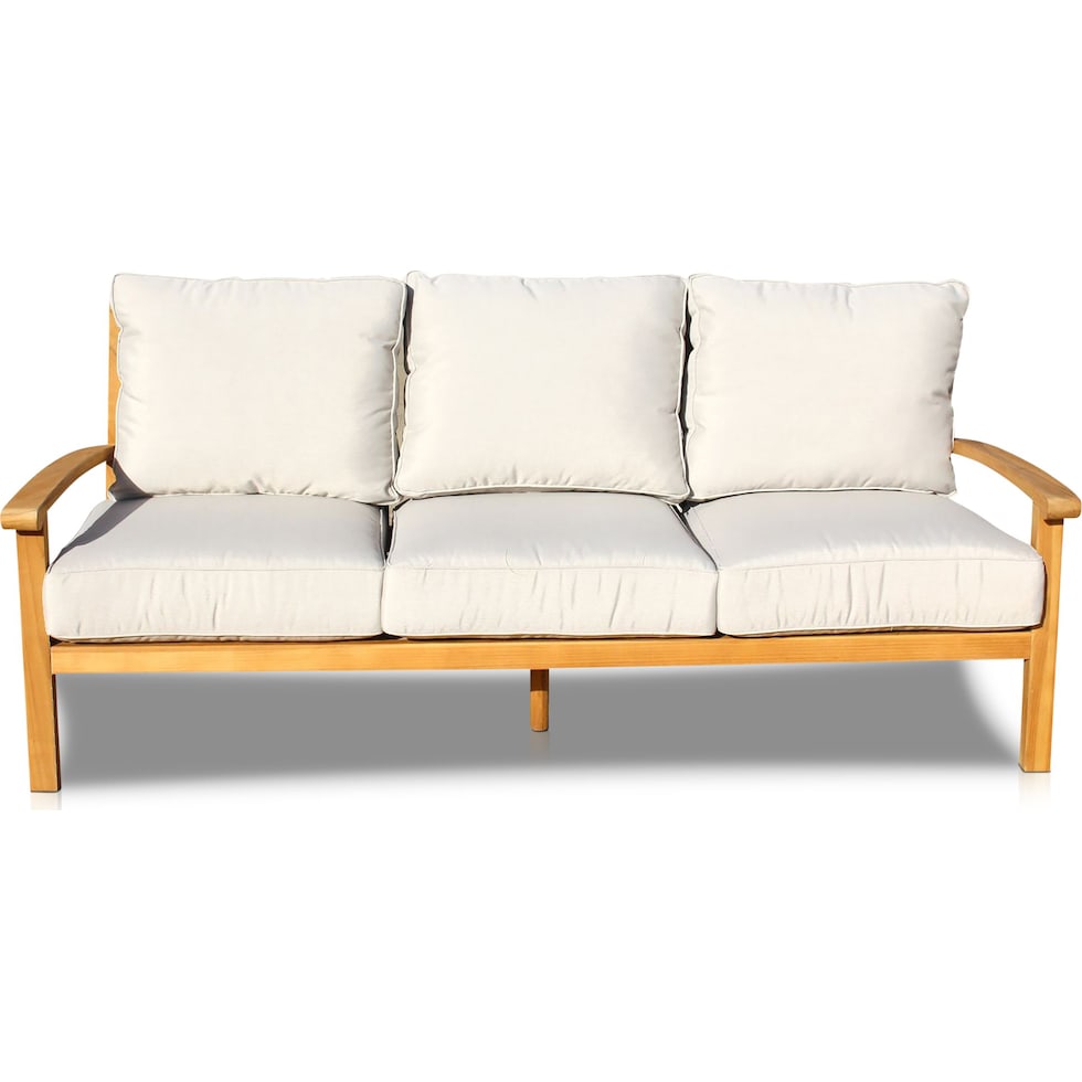 bonita white outdoor sofa   