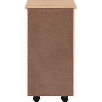 bonnie light brown bar cart   