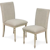 bonnieville gray dining chair   