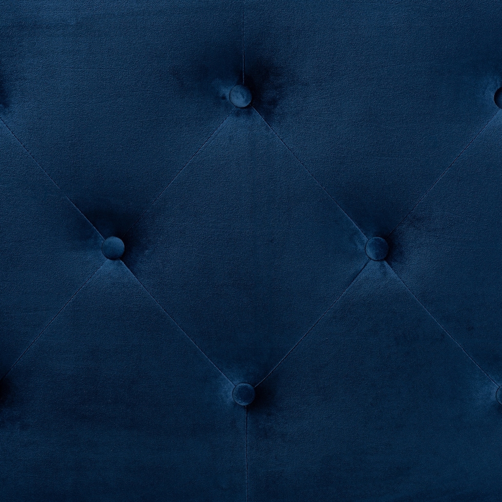 bora blue queen headboard   
