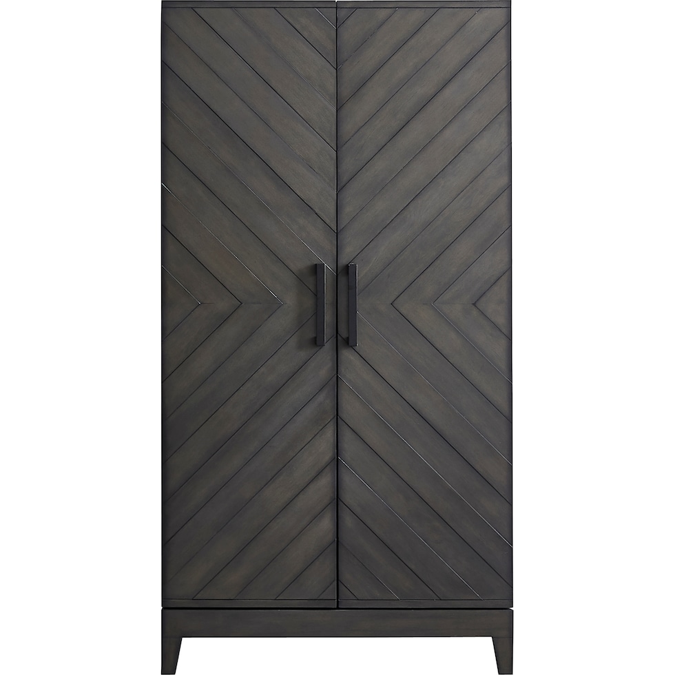 bosonic gray wine cabinet   