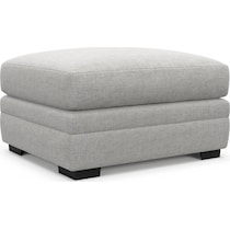 boston gray ottoman   