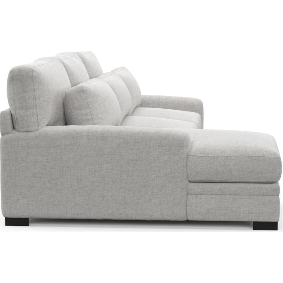 boston gray sectional   
