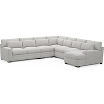 boston gray sectional   
