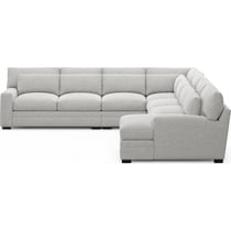 boston gray sectional   