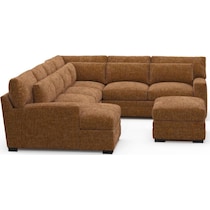 boston light brown  pc living room   